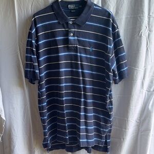 BLUE POLO DRESS SHIRT 👕